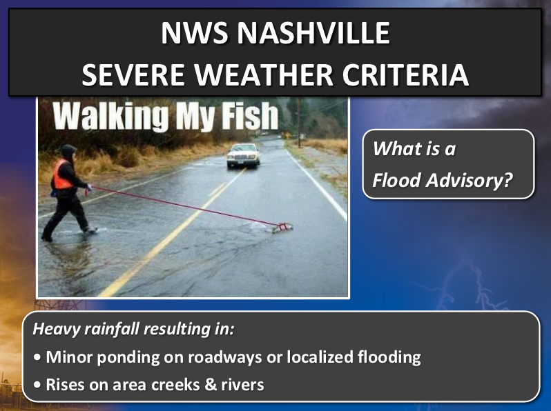 What is a Flood Advisory
